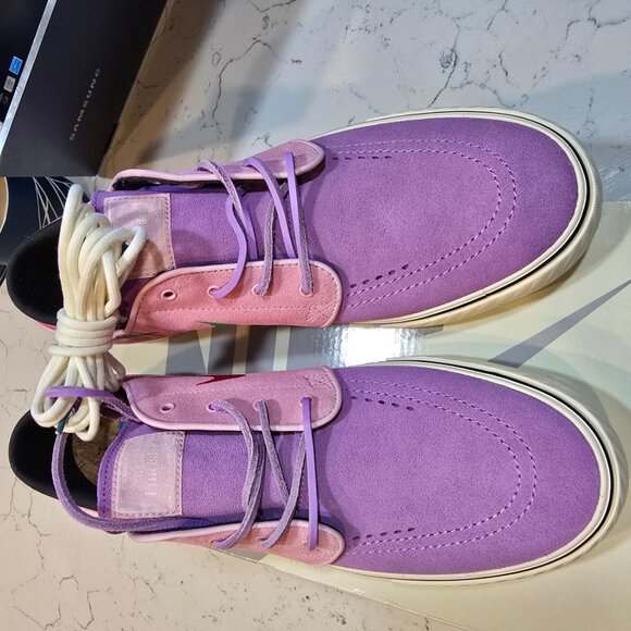 BRAND NEW Nike SB Janoski+ 'Lilac Medium Soft Pink' DV5475-500 MENS SIZE 10 SHOE - Picture 4 of 13